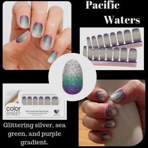 163. Color Street Nail Polish Strips - Pacific Waters